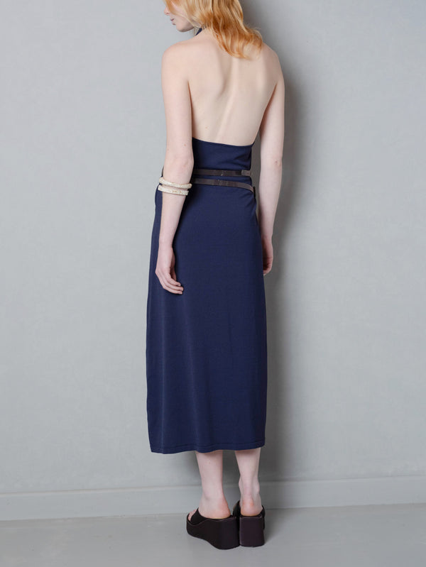 ANEMOIA - ELBİSE - Clea Knit Dress - Navy - shopi go'da!.