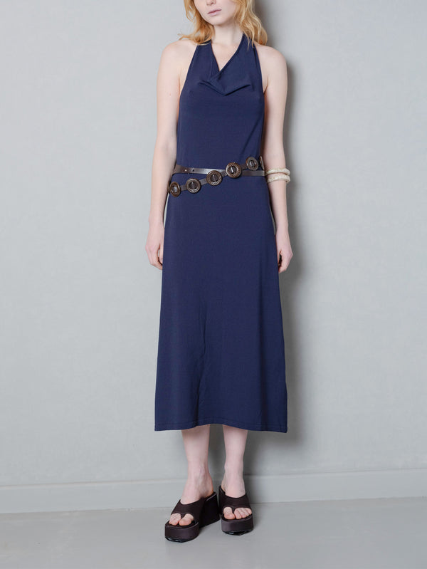 ANEMOIA - ELBİSE - Clea Knit Dress - Navy - shopi go'da!.