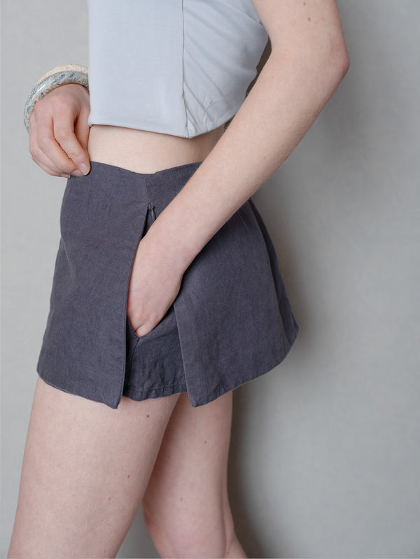 ANEMOIA - ETEK - Lucia Skirt - Dark Grey - shopi go'da!.