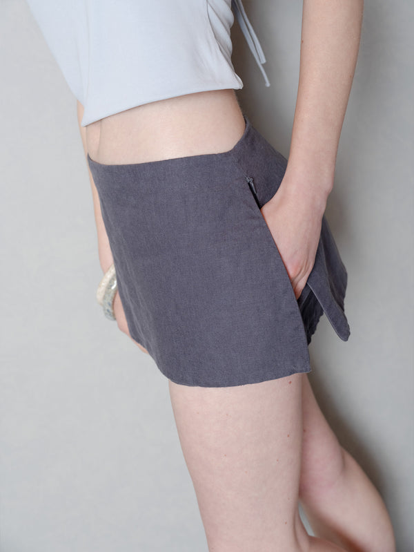 ANEMOIA - ETEK - Lucia Skirt - Dark Grey - shopi go'da!.