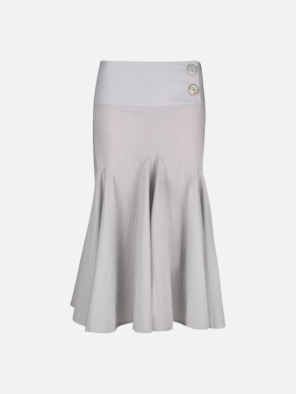 ANEMOIA - ETEK - Opaline Skirt - Light Grey - shopi go'da!.