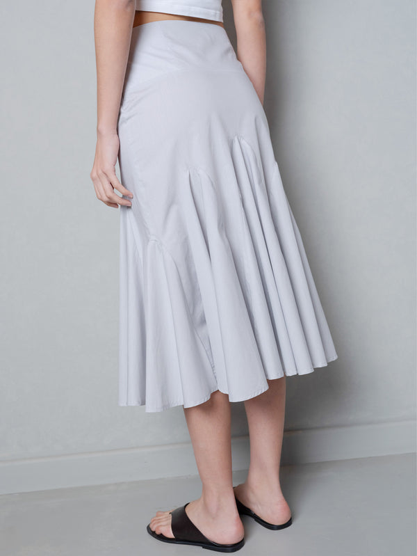ANEMOIA - ETEK - Opaline Skirt - Light Grey - shopi go'da!.