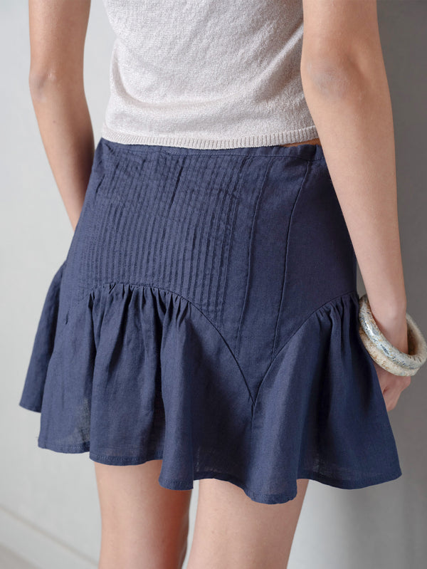ANEMOIA - ETEK - Maris Skirt - Navy - shopi go'da!.