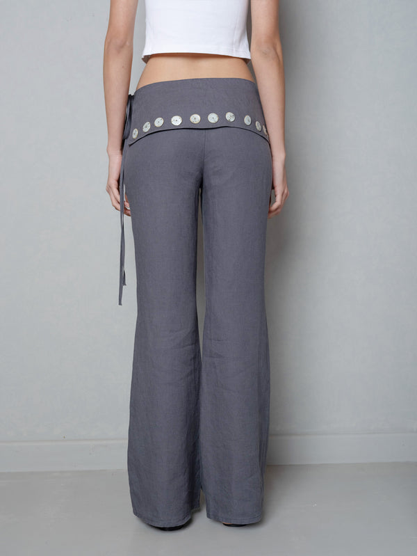 ANEMOIA - PANTOLON - Gaia Pants - Dark Grey - shopi go'da!.