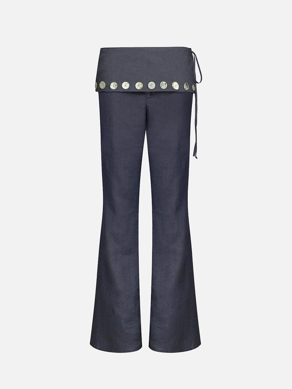 ANEMOIA - PANTOLON - Gaia Pants - Dark Grey - shopi go'da!.