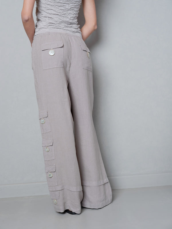 ANEMOIA - PANTOLON - Isla Pants - Grey - shopi go'da!.