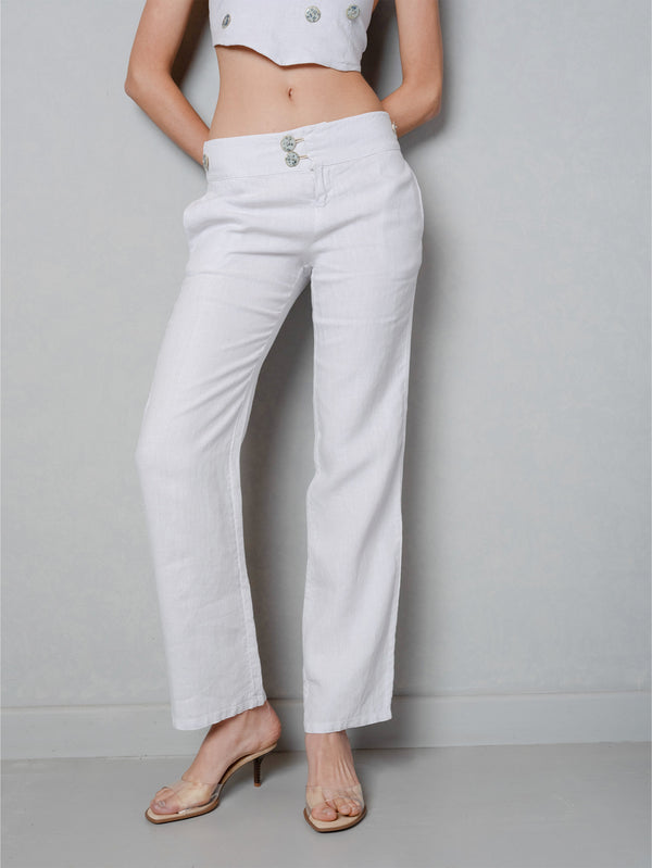 ANEMOIA - PANTOLON - Liora Pants - Light Grey - shopi go'da!.