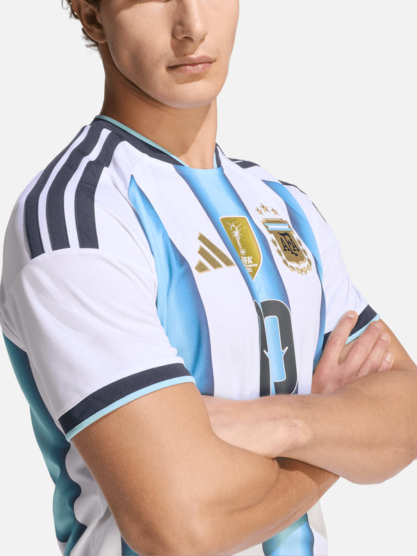 Argentina 26 Home Messi Jersey - White
