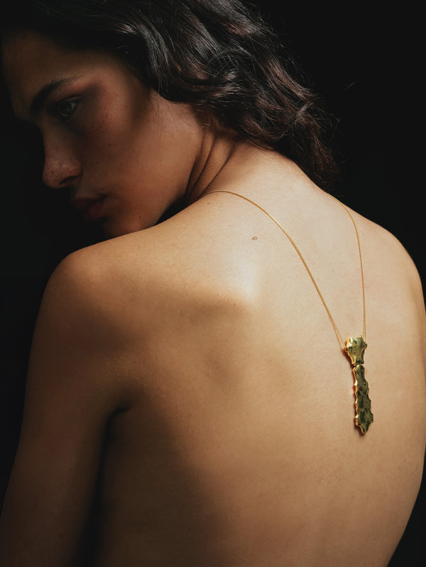 ATELIER ZIGGY - KOLYE - Sternum Big - Gold - shopi go'da!.