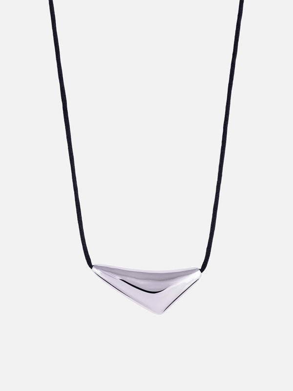 ATELIER ZIGGY - KOLYE - Muska Pendant-Black Satin/Shiny - shopi go'da!.
