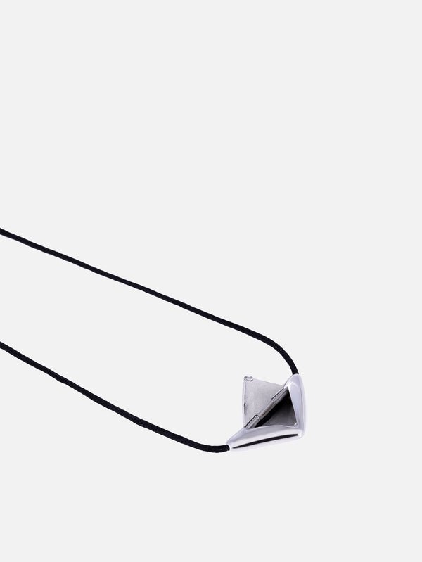 ATELIER ZIGGY - KOLYE - Muska Pendant-Black Satin/Shiny - shopi go'da!.
