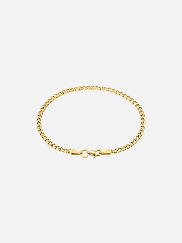 ATOLYEWOLF - BİLEKLİK - Curb Bracelet in Gold - shopi go'da!.