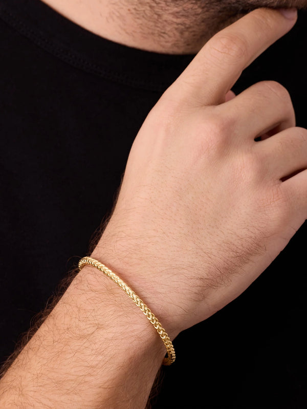 ATOLYEWOLF - BİLEKLİK - Mesh Bangle in Gold - shopi go'da!.