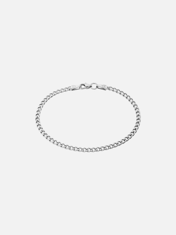 ATOLYEWOLF - BİLEKLİK - Curb Bracelet in Silver - shopi go'da!.