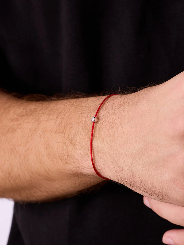 ATOLYEWOLF - BİLEKLİK - Red Chance Bracelet in Silver - shopi go'da!.