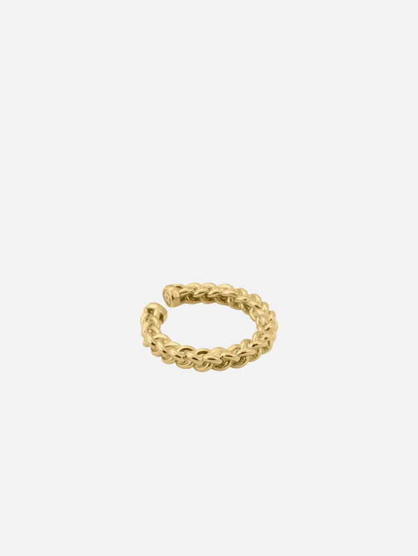 ATOLYEWOLF - YÜZÜK - Mesh Ring in Gold - shopi go'da!.