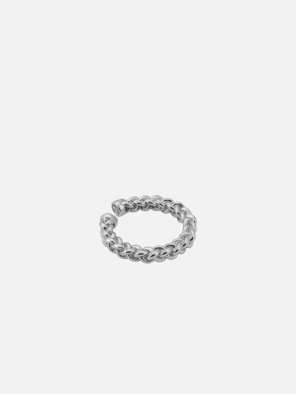 ATOLYEWOLF - YÜZÜK - Mesh Ring in Silver - shopi go'da!.