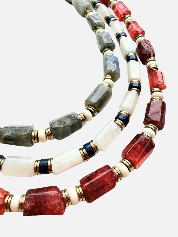 Aura Aytaşı ve Lapis Taşlı Kolye