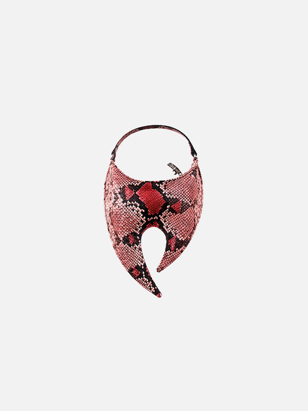 Doomster Bag  Small - Pink Python