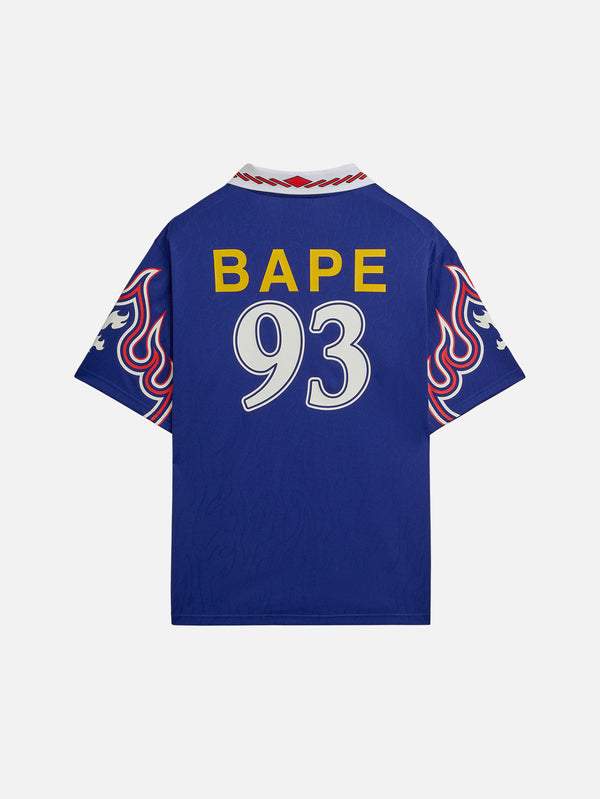 ADIDAS ORIGINALS, BAPE x adidas Flame Short Sleeve Jersey - Japan Blue, FORMA, shopi go'da!