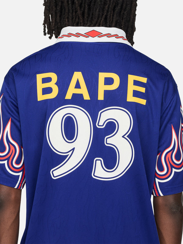 ADIDAS ORIGINALS, BAPE x adidas Flame Short Sleeve Jersey - Japan Blue, FORMA, shopi go'da!