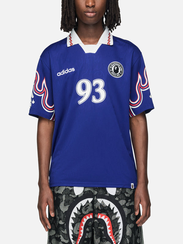 ADIDAS ORIGINALS, BAPE x adidas Flame Short Sleeve Jersey - Japan Blue, FORMA, shopi go'da!