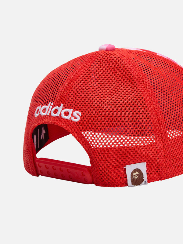 ADIDAS ORIGINALS, BAPE x adidas Trucker Cap - Clear Pink, ŞAPKA, shopi go'da!