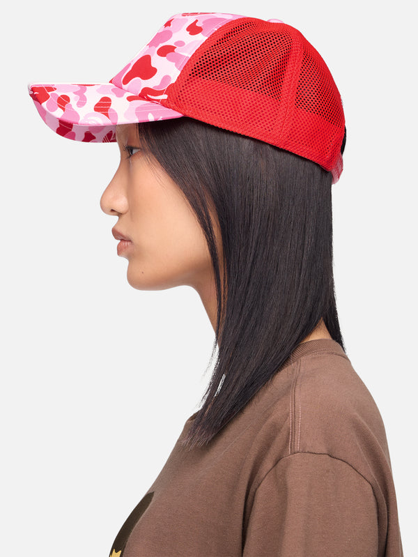 ADIDAS ORIGINALS, BAPE x adidas Trucker Cap - Clear Pink, ŞAPKA, shopi go'da!