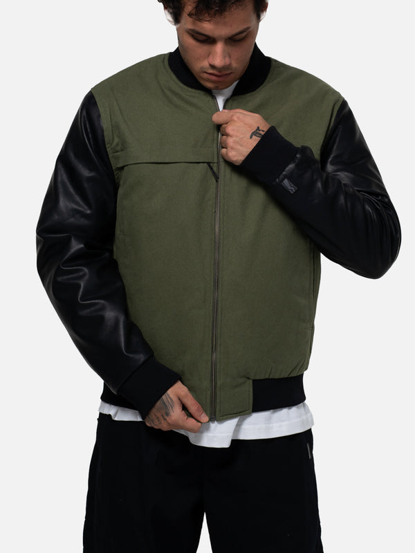 BETWEEN SIDES - CEKET - Bomber Jacket - Khaki - shopi go'da!.