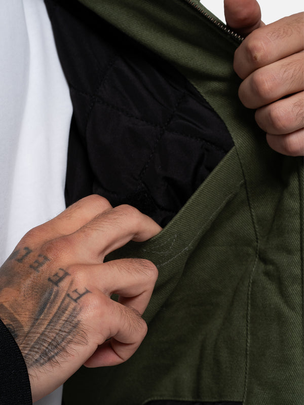 BETWEEN SIDES - CEKET - Bomber Jacket - Khaki - shopi go'da!.