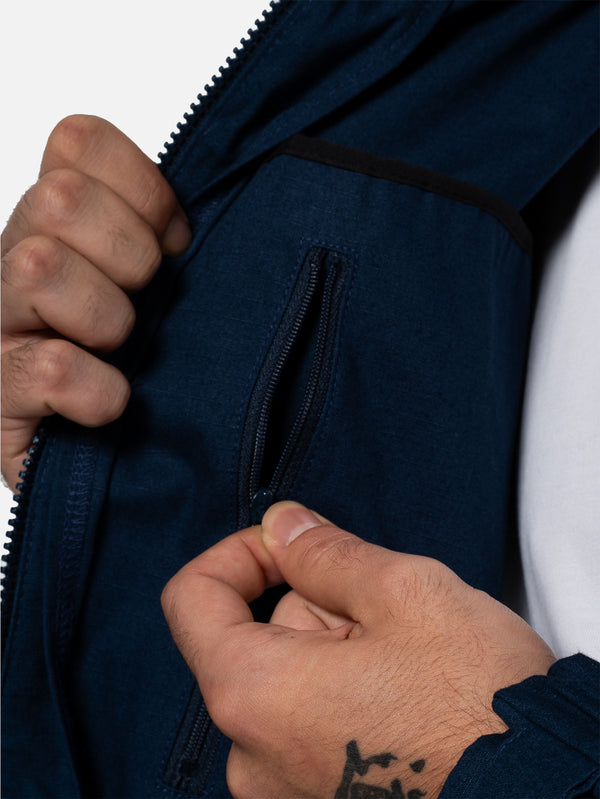 BETWEEN SIDES - CEKET - Overshirt - Navy - shopi go'da!.