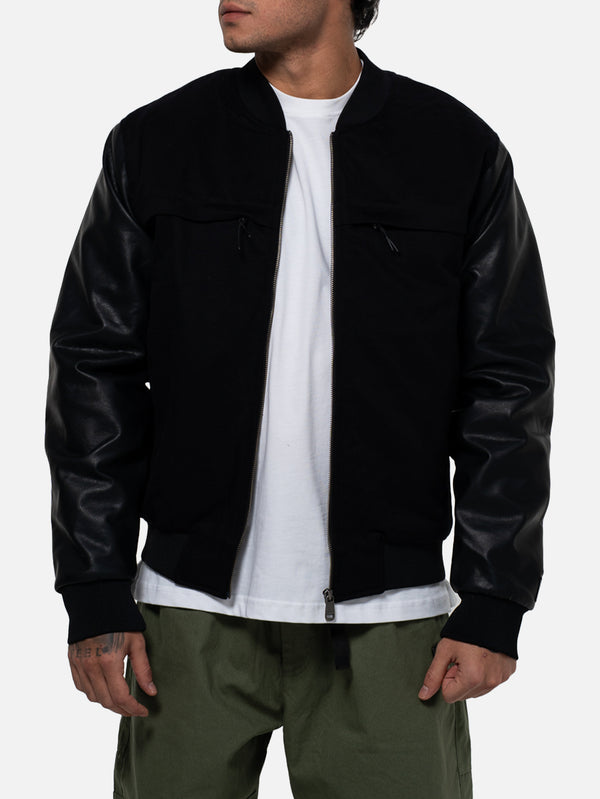 BETWEEN SIDES - CEKET - Bomber Jacket - Black - shopi go'da!.