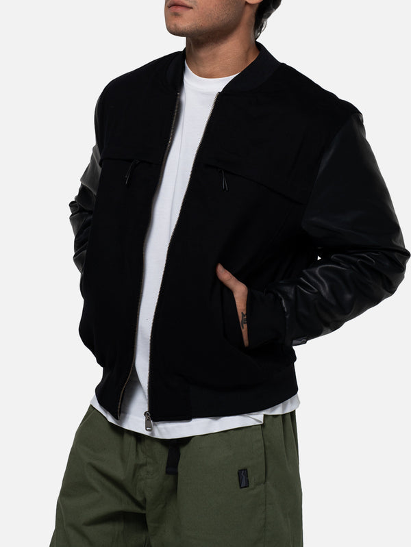 BETWEEN SIDES - CEKET - Bomber Jacket - Black - shopi go'da!.