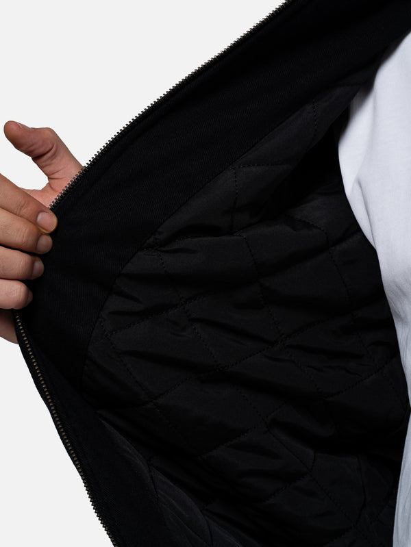 BETWEEN SIDES - CEKET - Bomber Jacket - Black - shopi go'da!.