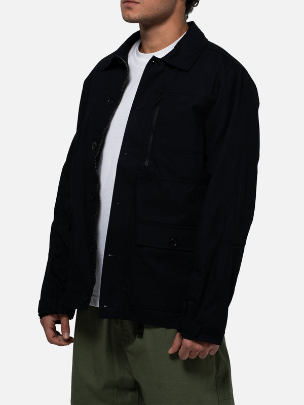 BETWEEN SIDES - CEKET - Overshirt - Black - shopi go'da!.