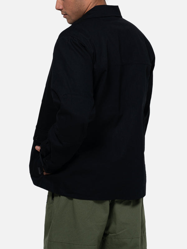 BETWEEN SIDES - CEKET - Overshirt - Black - shopi go'da!.