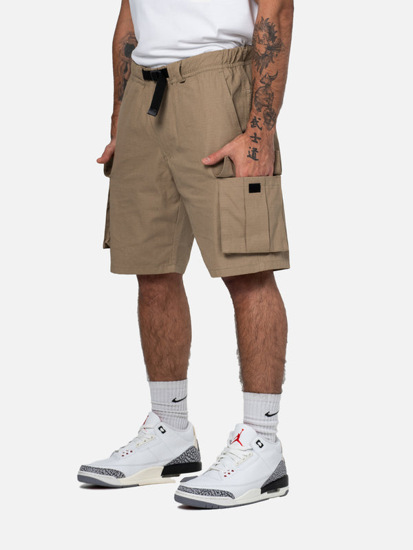 BETWEEN SIDES - ŞORT - Cargo Short - Sand - shopi go'da!.