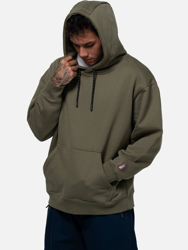 BETWEEN SIDES - SWEATSHIRT - Hoodie - Khaki - shopi go'da!.