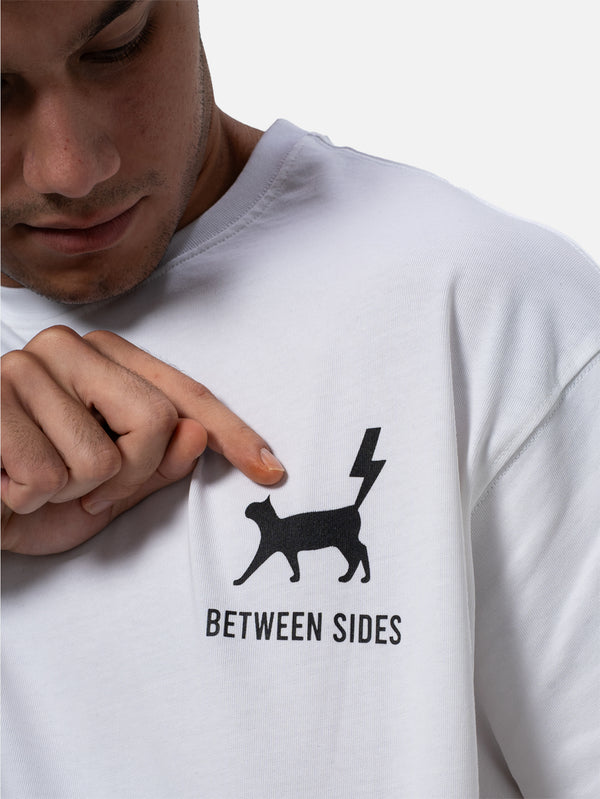 BETWEEN SIDES - T-SHIRT - GT-Cats T-Shirt - White - shopi go'da!.