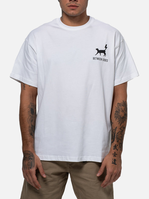 BETWEEN SIDES - T-SHIRT - GT-Cats T-Shirt - White - shopi go'da!.