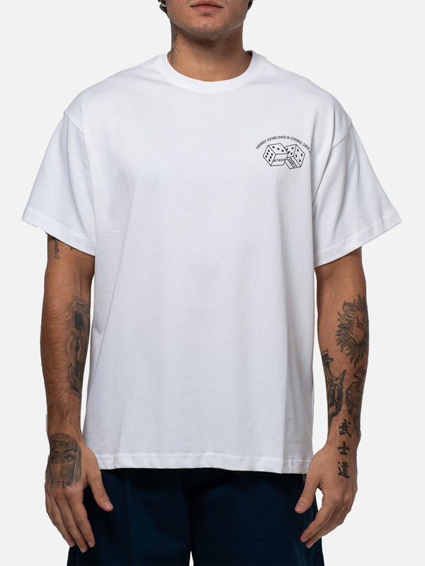 BETWEEN SIDES - T-SHIRT - GT-Dices T-Shirt - White - shopi go'da!.