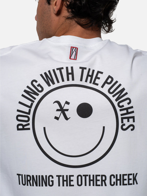 BETWEEN SIDES - T-SHIRT - GT-Punches - White - shopi go'da!.