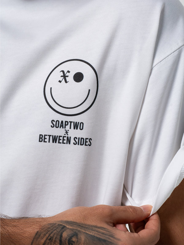 BETWEEN SIDES - T-SHIRT - GT-Punches - White - shopi go'da!.