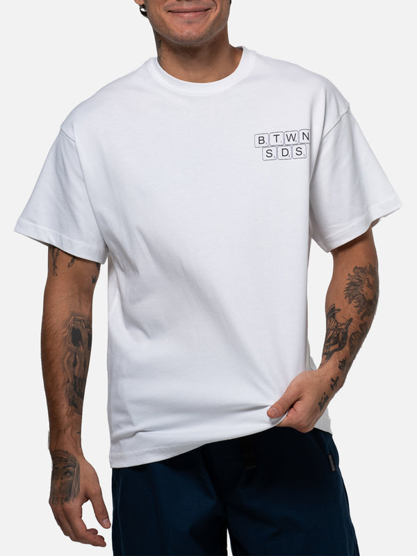 BETWEEN SIDES - T-SHIRT - GT-Words T-Shirt - White - shopi go'da!.