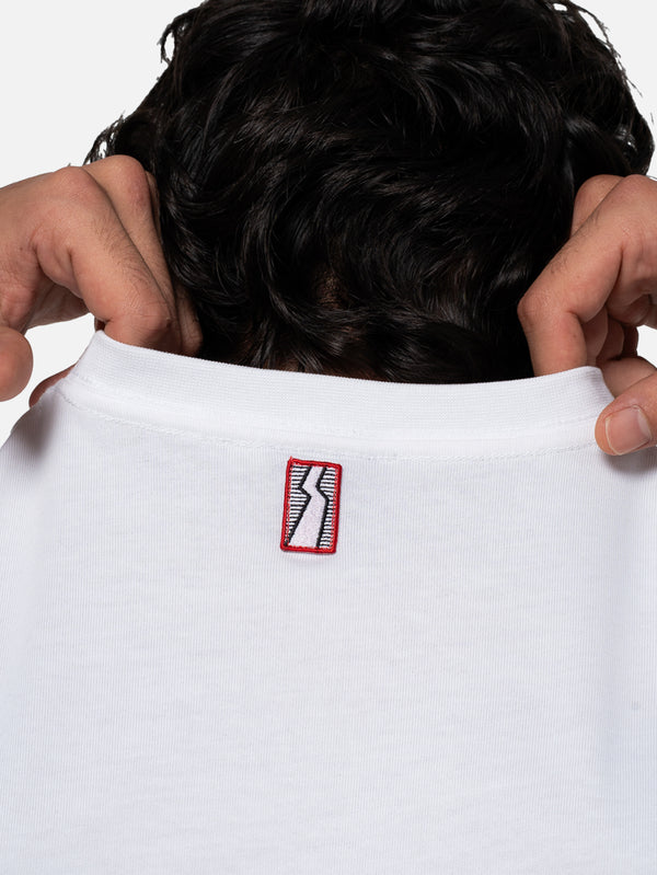 BETWEEN SIDES - T-SHIRT - T-Shirt - White - shopi go'da!.