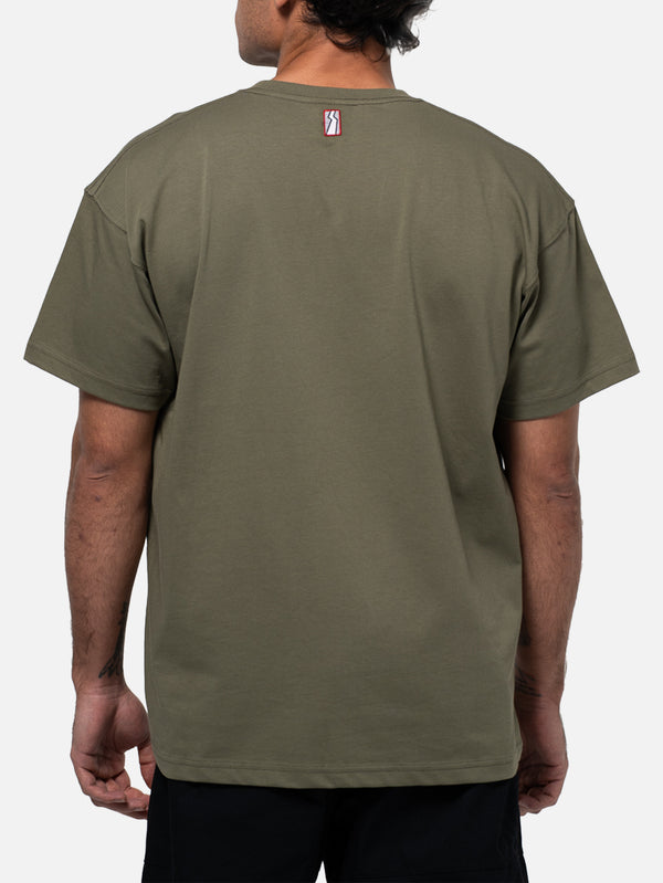 BETWEEN SIDES - T-SHIRT - T-Shirt - Khaki - shopi go'da!.