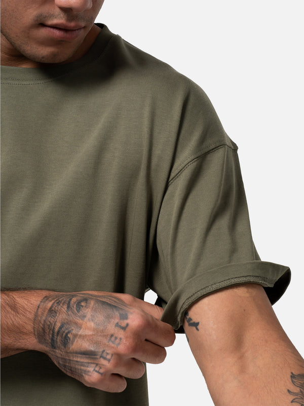 BETWEEN SIDES - T-SHIRT - T-Shirt - Khaki - shopi go'da!.