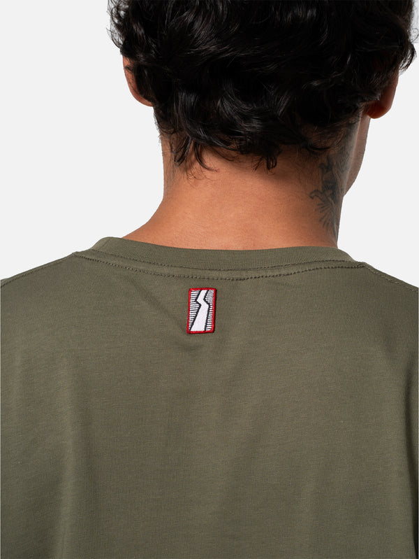 BETWEEN SIDES - T-SHIRT - T-Shirt - Khaki - shopi go'da!.