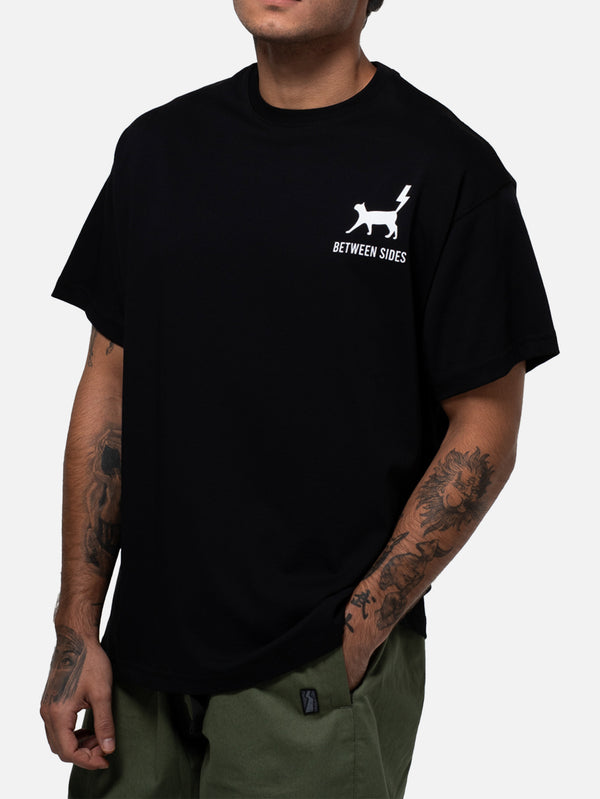 BETWEEN SIDES - T-SHIRT - GT-Cats T-Shirt - Black - shopi go'da!.