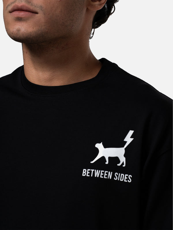 BETWEEN SIDES - T-SHIRT - GT-Cats T-Shirt - Black - shopi go'da!.